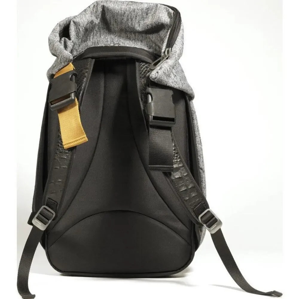 Cote&Ciel Nile Basalt Eco Yarn Backpack | Manganite Gray black travel bag large